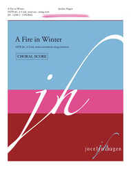 A Fire in Winter SATB choral sheet music cover Thumbnail